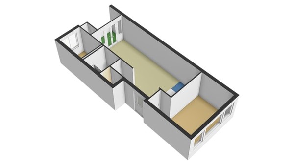 Floorplan - Katendrechtse Lagedijk 142B, 3081 ZC Rotterdam